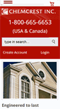 Mobile Screenshot of chemcrest.com