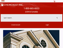 Tablet Screenshot of chemcrest.com